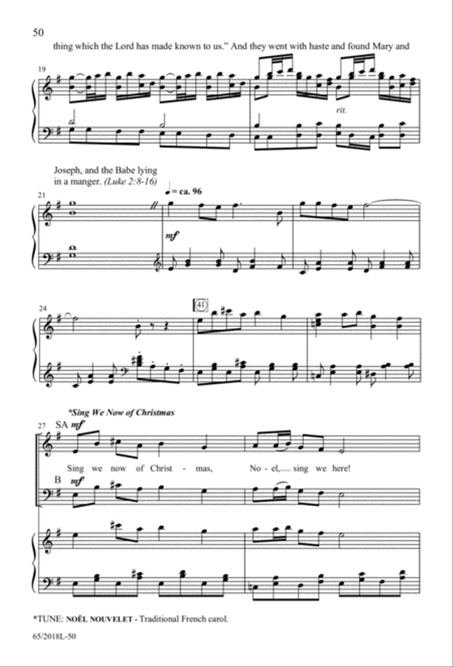 A Ceremony of Lessons and Carols 3-Part scores gallery preview page 51