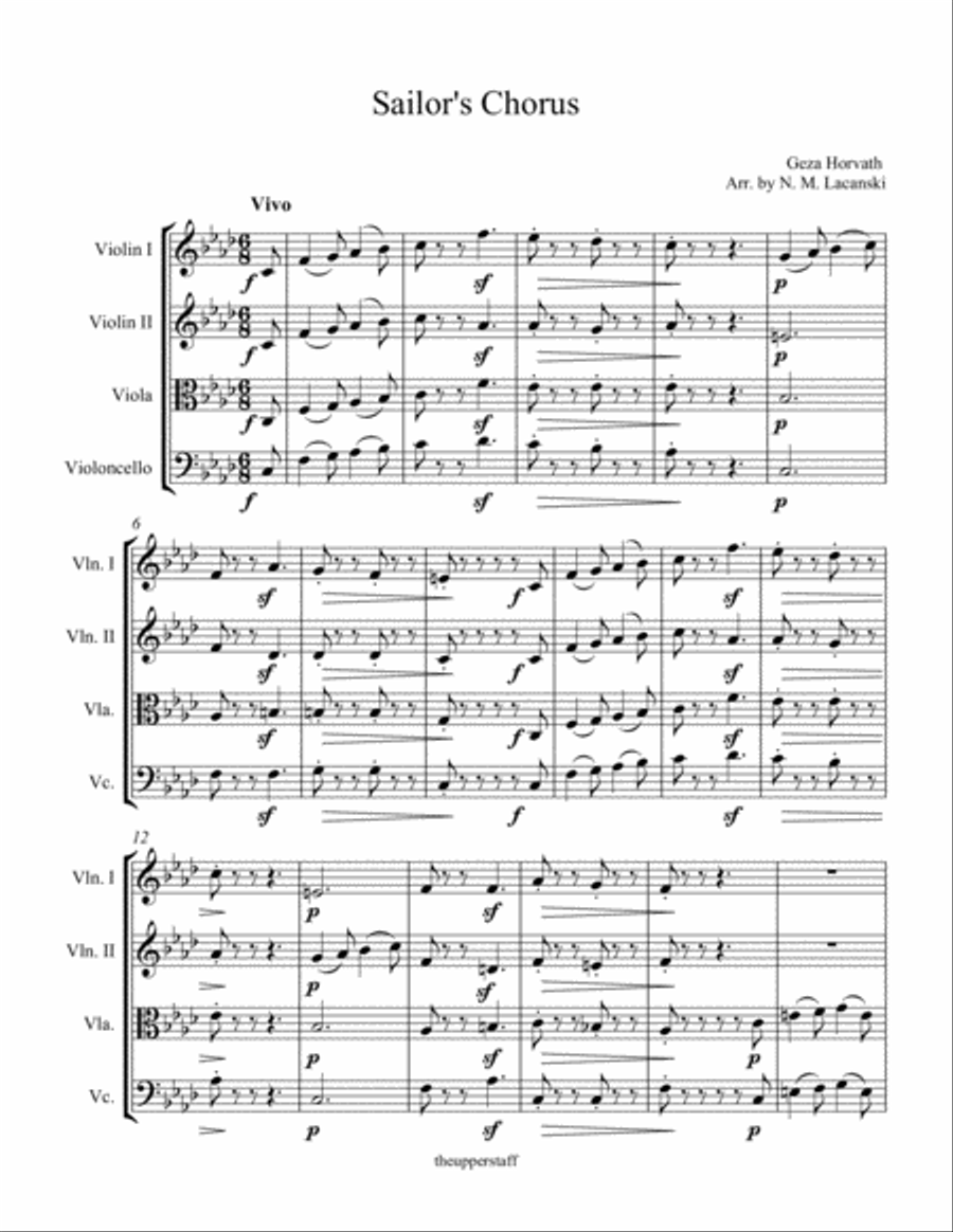 Sailor's Chorus Sailor's Chorus Choir scores gallery preview page 2