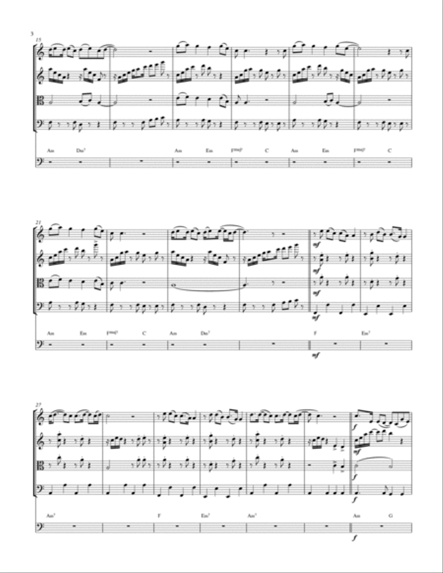 Rather Be Piano Quintet scores gallery preview page 5