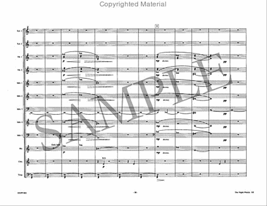 The Night Watch Percussion Ensemble scores gallery preview page 16