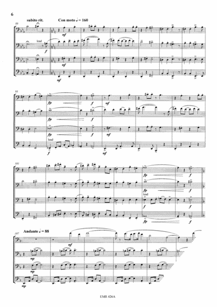 A Portrait by George Gershwin Trombone - Sheet Music