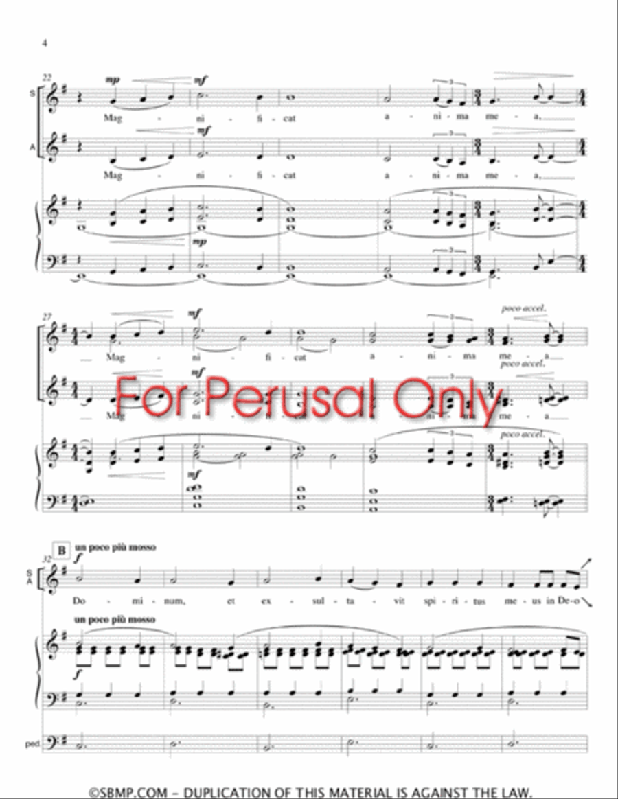 Magnificat - SSAA Choral Book SSAA scores gallery preview page 3