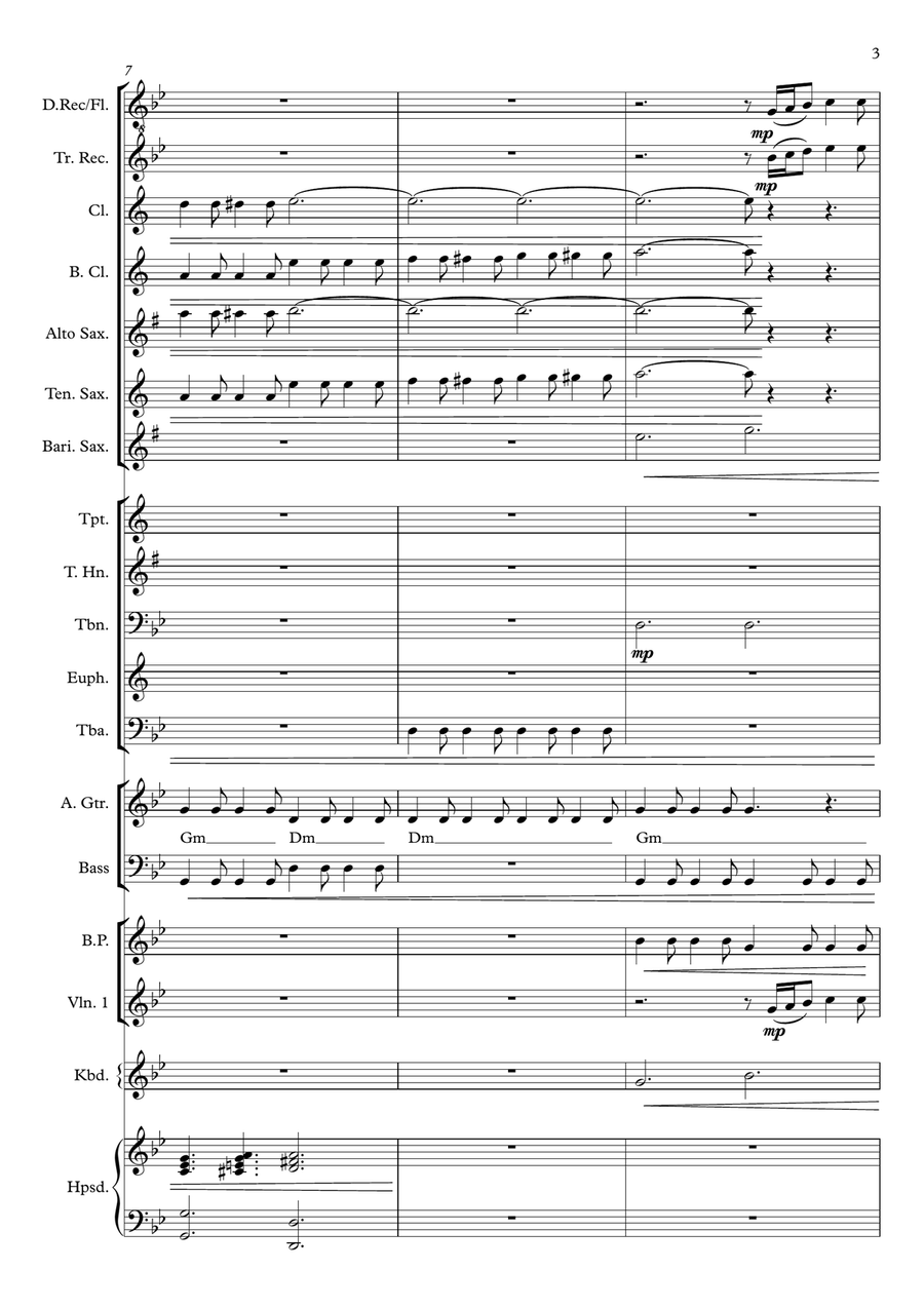 Cum Dederit (Mixed Ensemble) Large Ensemble scores gallery preview page 3