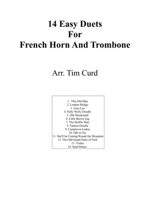 14 Easy Duets For French Horn And Trombone