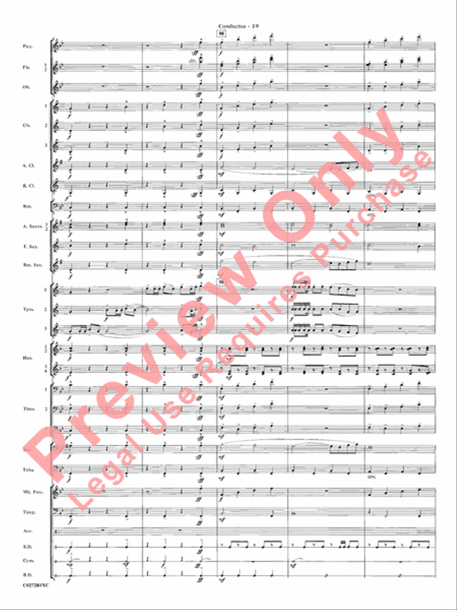 Leroy Anderson: A Legacy in Sound Concert Band scores gallery preview page 22