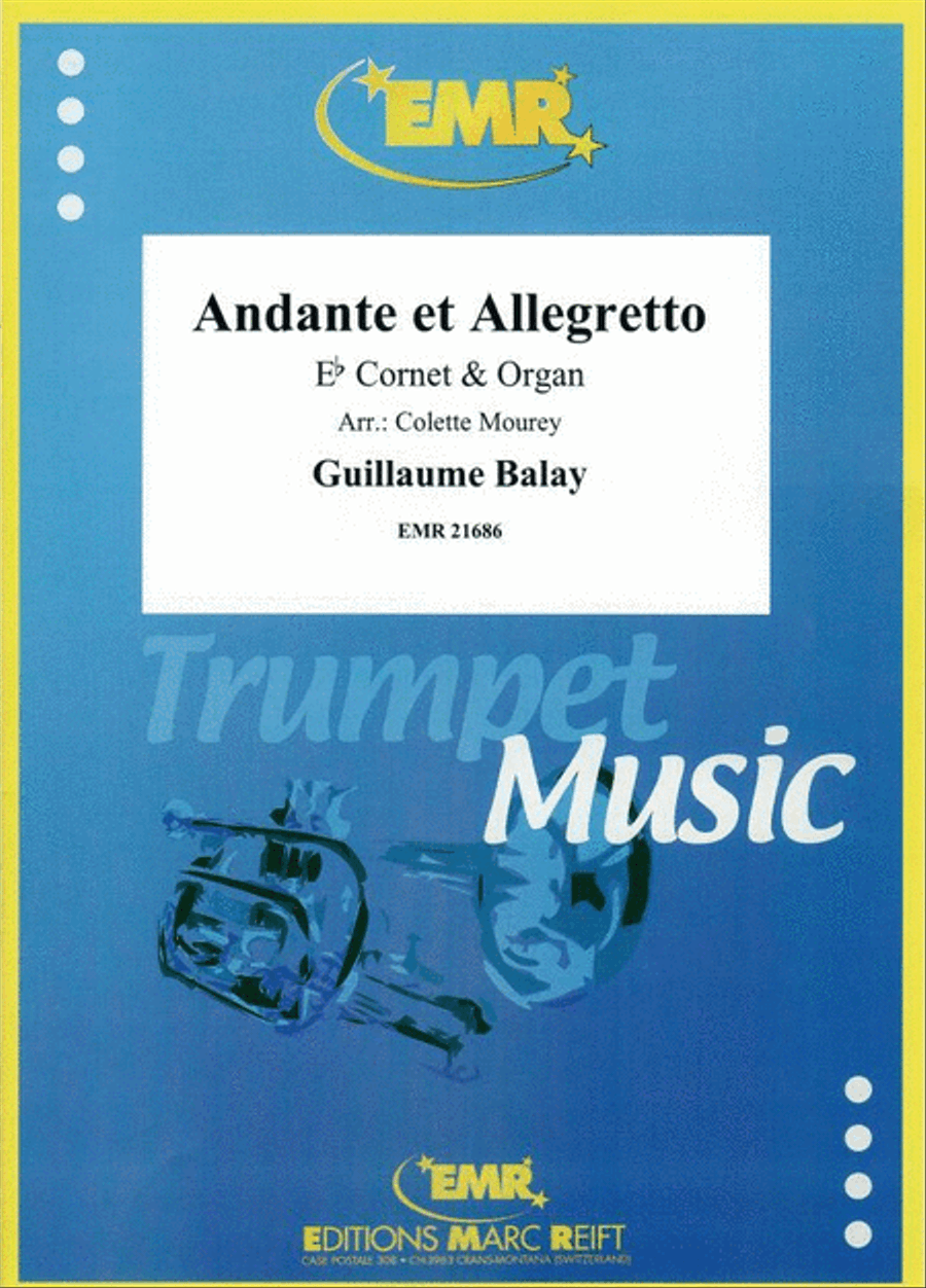 Andante et Allegretto Cornet scores gallery preview page 1