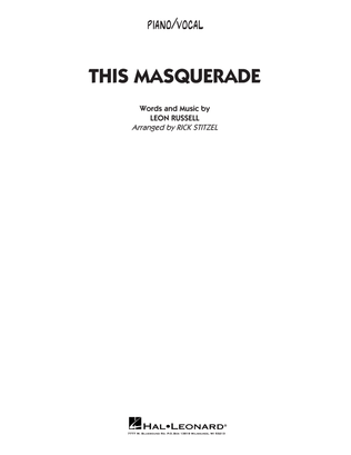 Book cover for This Masquerade (arr. Rick Stitzel) - Piano/Vocal