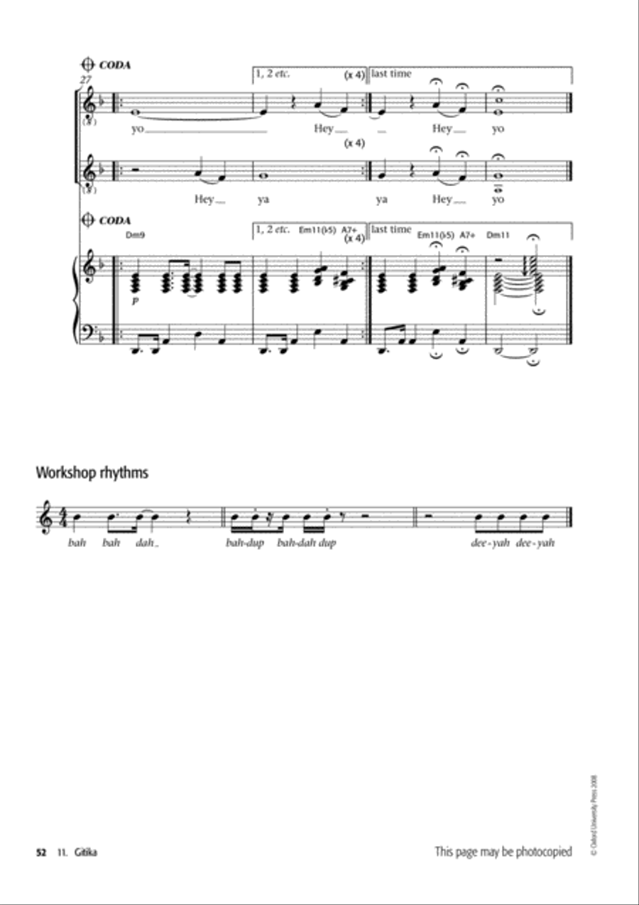 Popular Voiceworks 1 4-Part scores gallery preview page 14