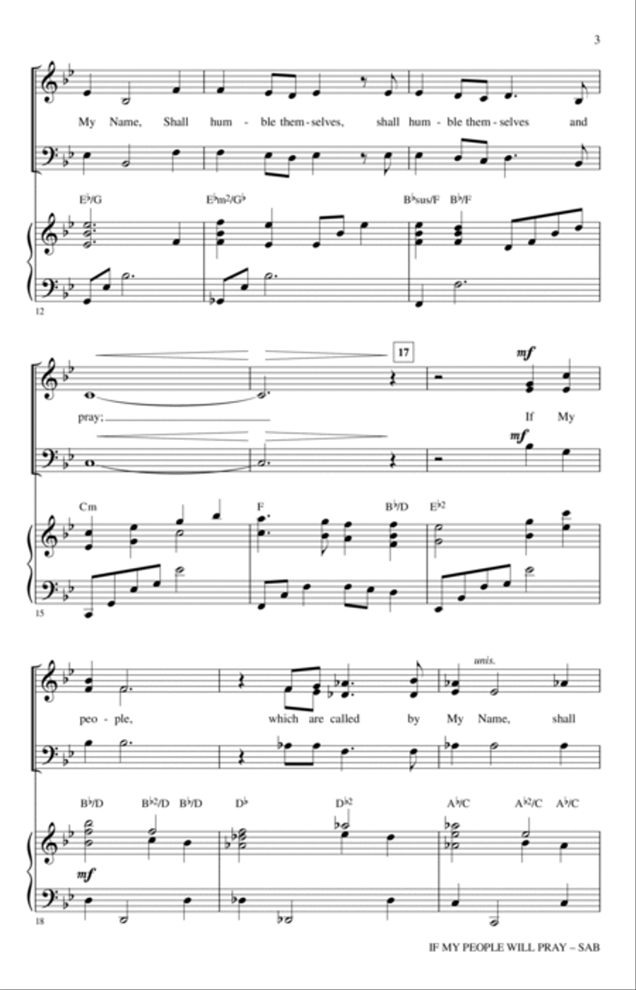 Hear Our Prayer, O Lord 3-Part scores gallery preview page 2