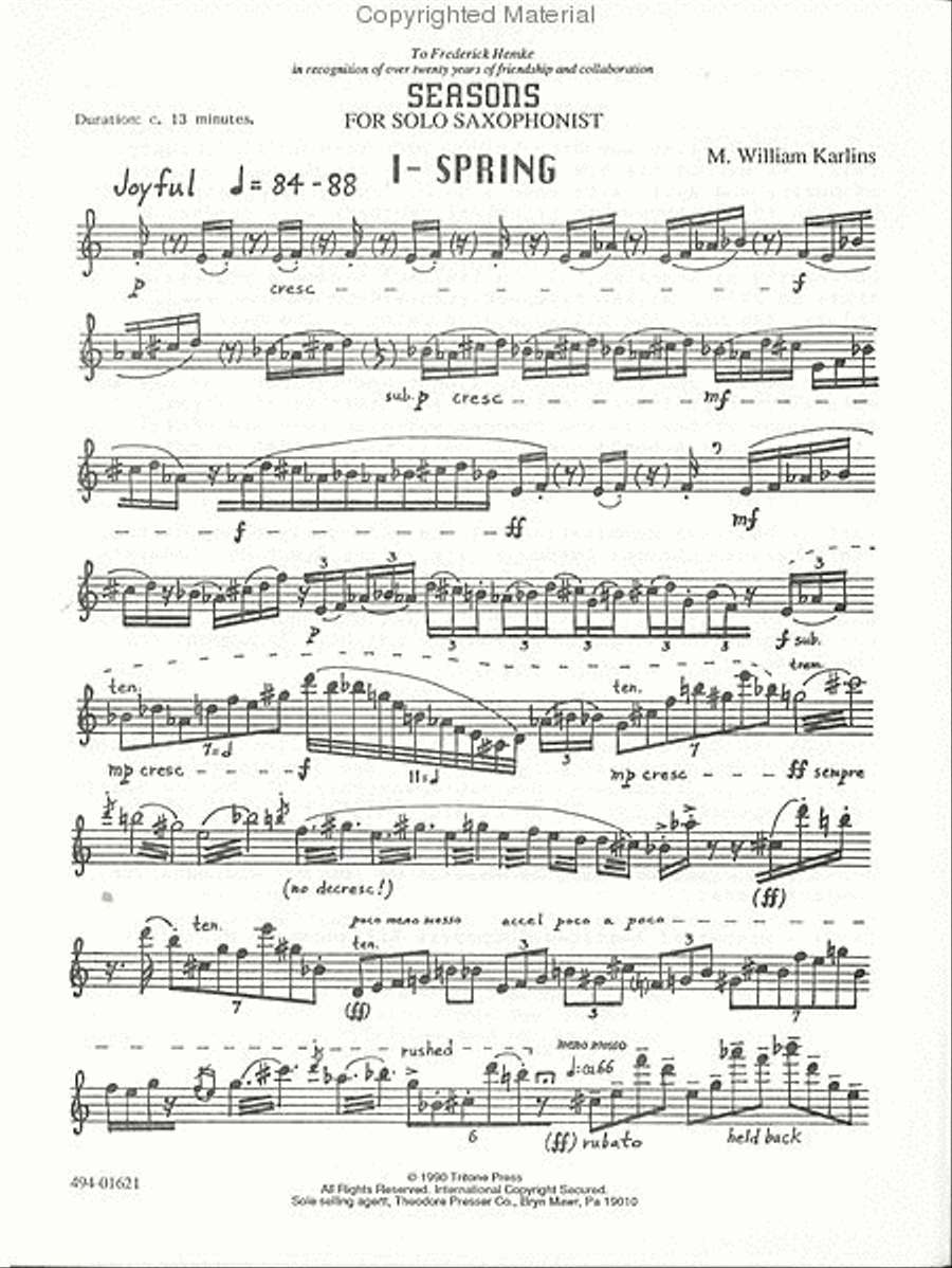 Seasons Chamber Music scores gallery preview page 2