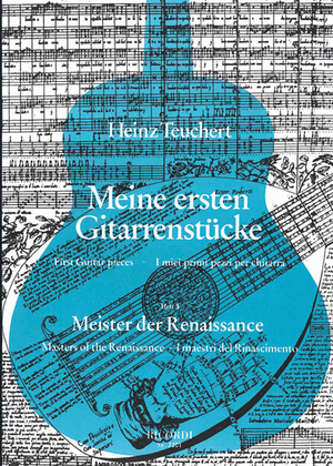 Book cover for Meine ersten Gitarrenstücke - Meister Renaissance
