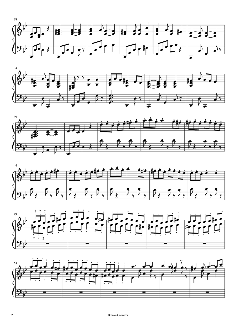 Zapjevala Sojka Ptica Harp scores gallery preview page 2