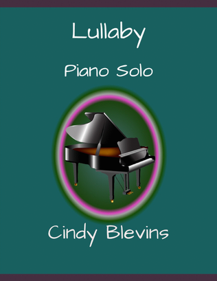 Book cover for Lullaby, original Piano Solo