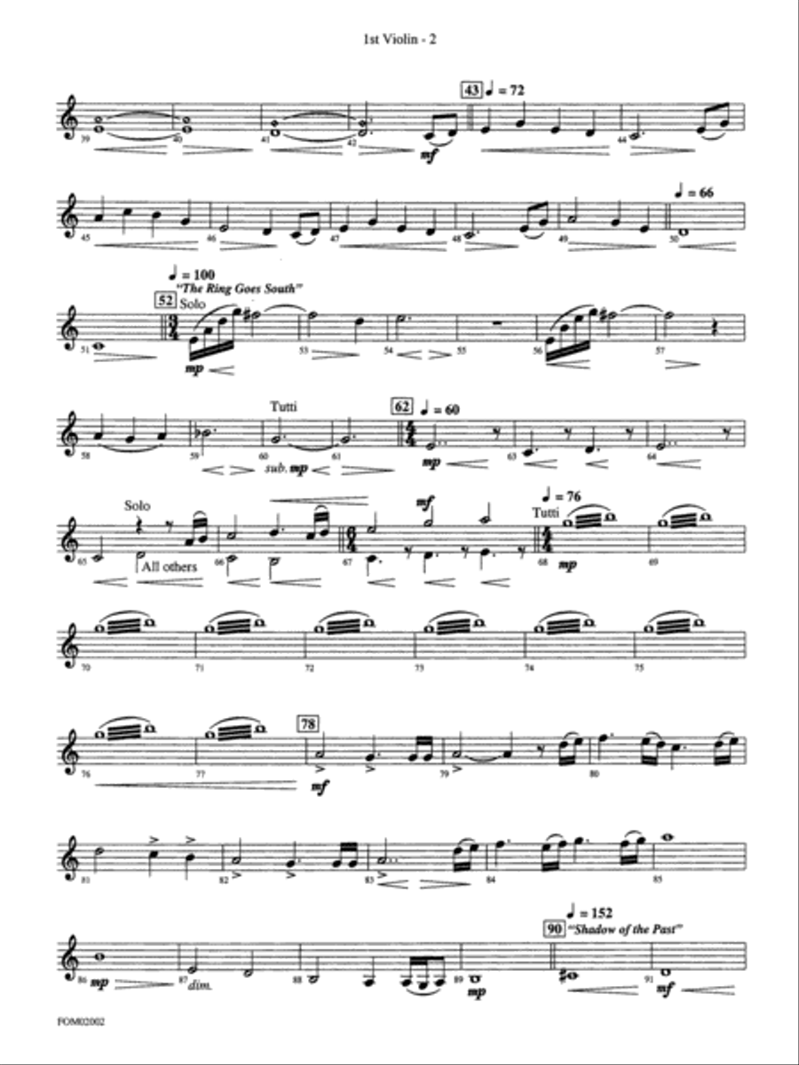 Violin collections lord of the rings cheap