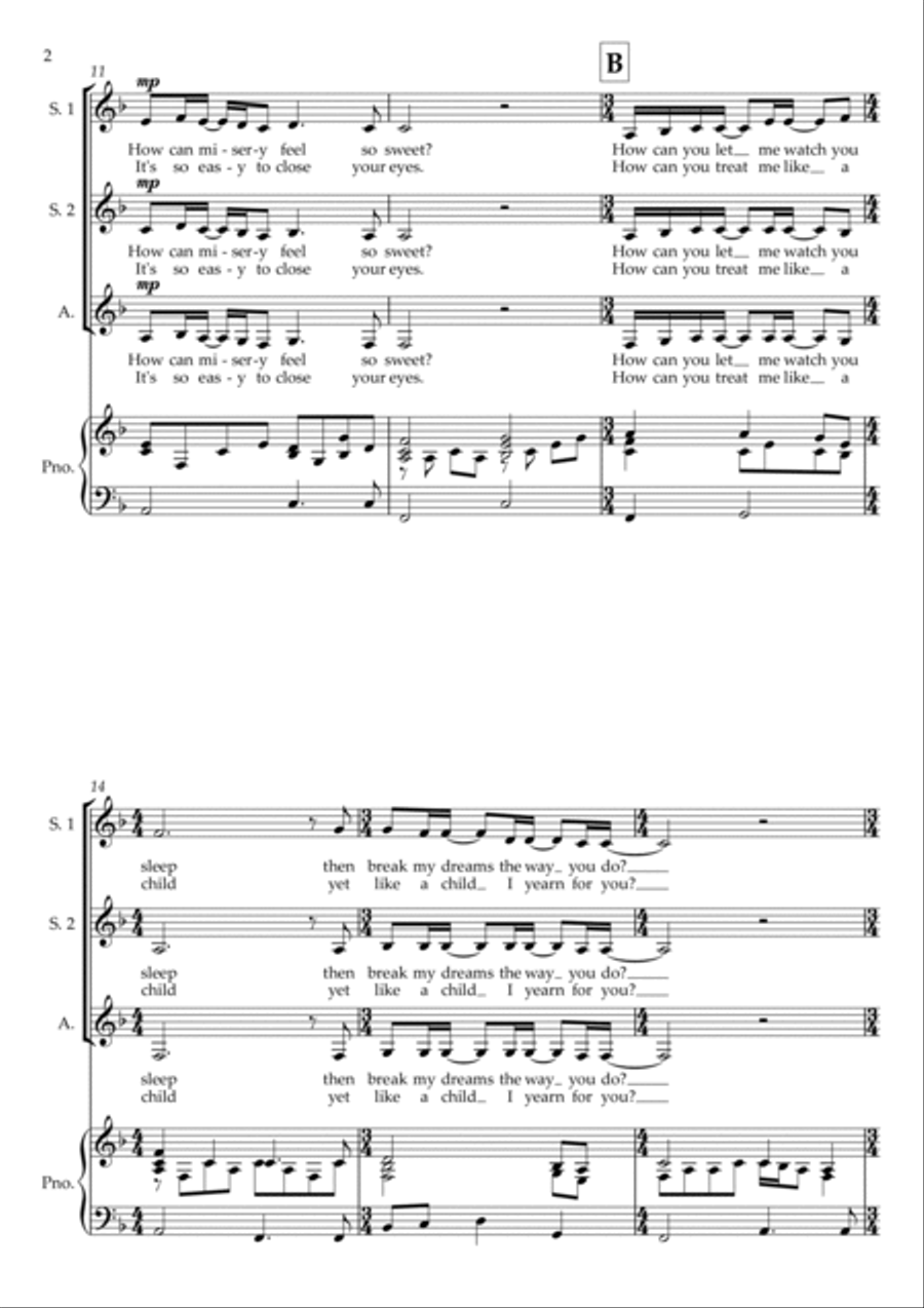 The Closest Thing To Crazy SSA scores gallery preview page 2