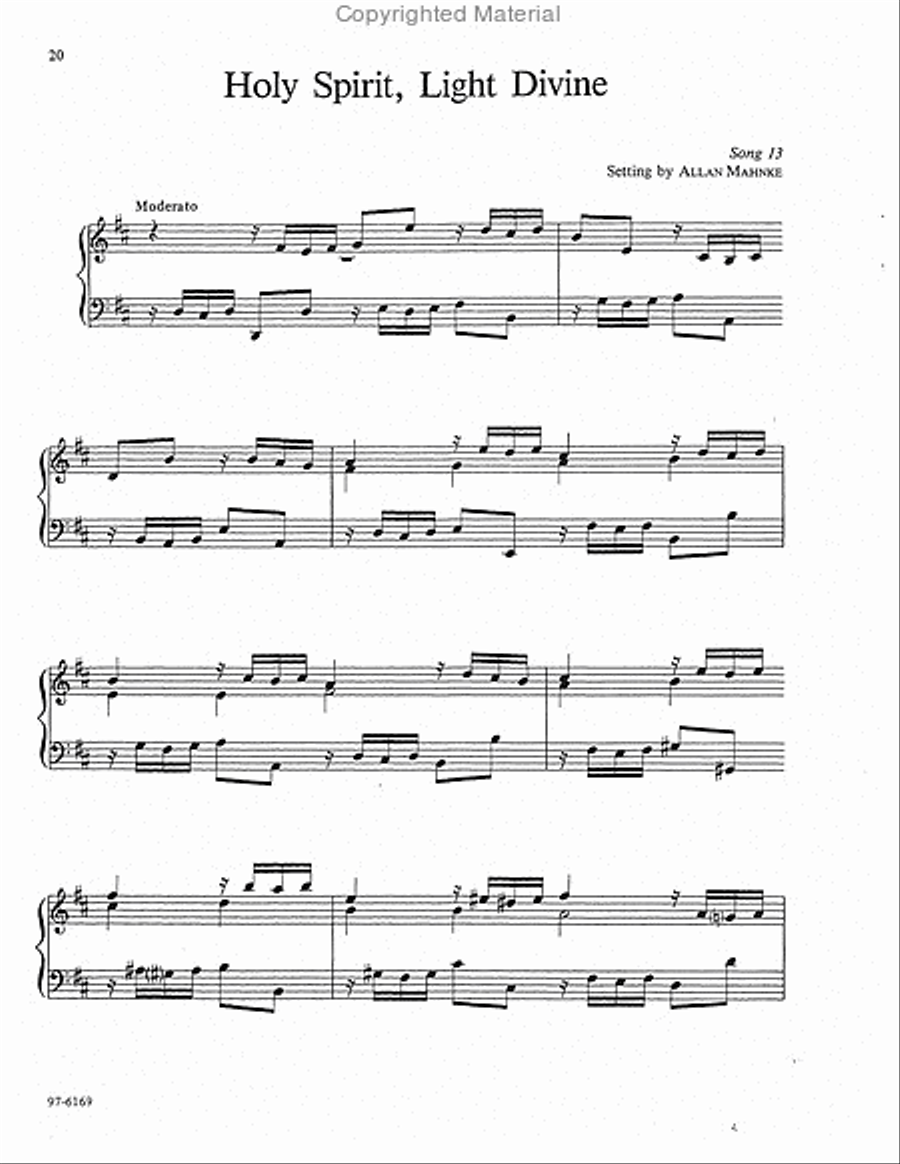The (Really) Little Organ Book Organ scores gallery preview page 10