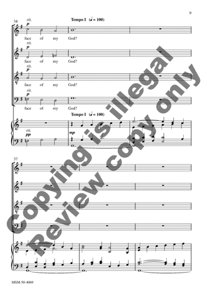 As a Deer Longs for Flowing Streams (Choral Score) image number null