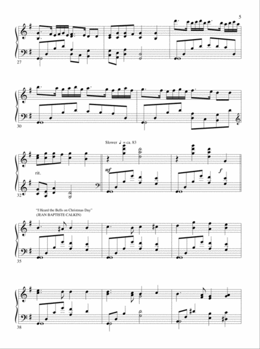 The Birthday of a King The Birthday of a King Piano Solo scores gallery preview page 4