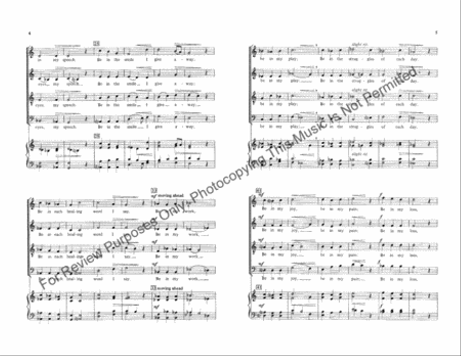 Prayer of Being Prayer of Being 3-Part scores gallery preview page 3