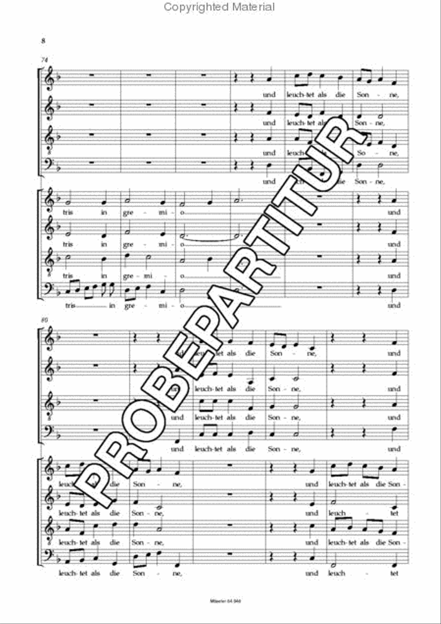 In dulci jubilo 4-Part scores gallery preview page 7