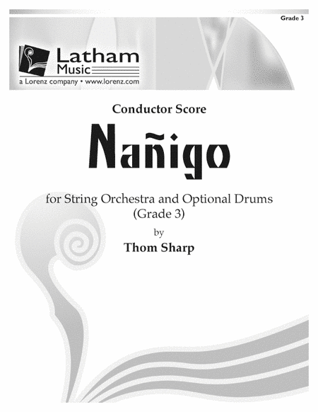 Nanigo for String Orchestra and Optional Drums - Score image number null