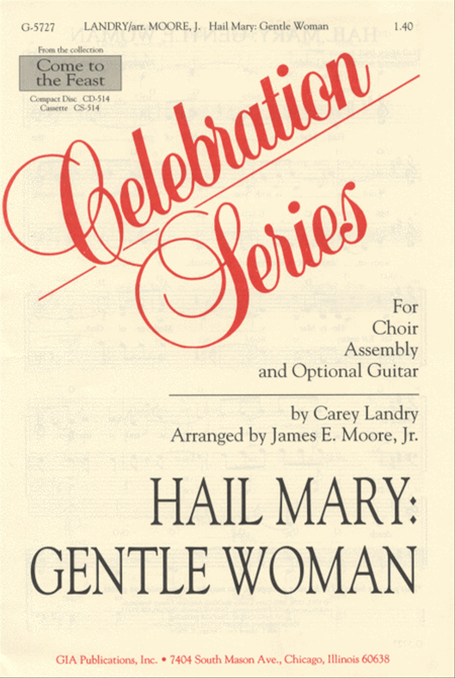 Hail Mary: Gentle Woman 4-Part scores gallery preview page 1