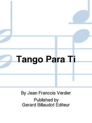 Book cover for Tango Para Ti