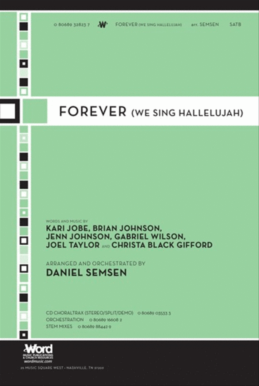 Forever (We Sing Hallelujah) - Stem Mixes 4-Part scores gallery preview page 1