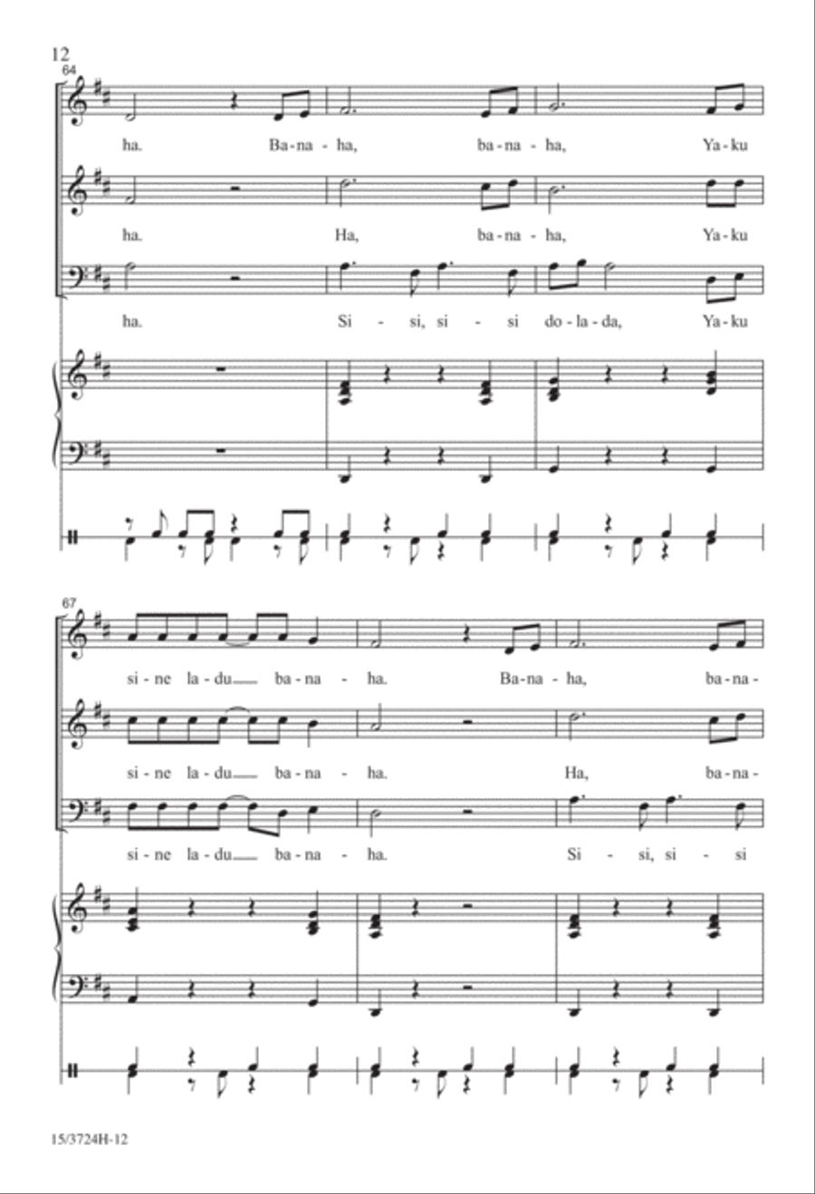 Banaha 3-Part scores gallery preview page 12