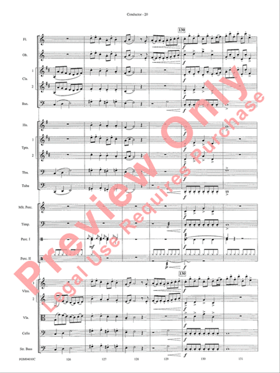 The Polar Express, Selections from Full Orchestra scores gallery preview page 22