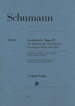 Book cover for Liederkreis, Op. 39