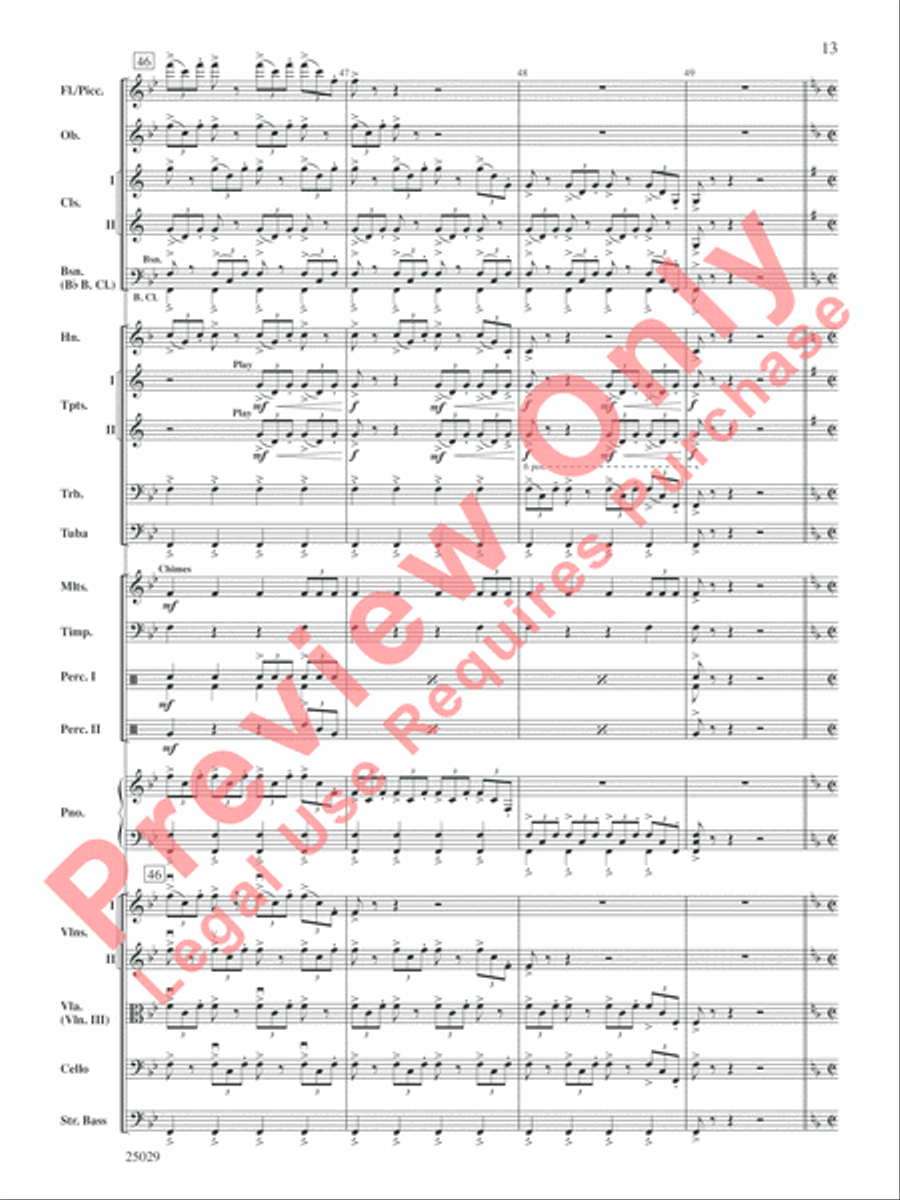 Charlie and the Chocolate Factory, Selections from the Original Movie Soundtrack Full Orchestra scores gallery preview page 14