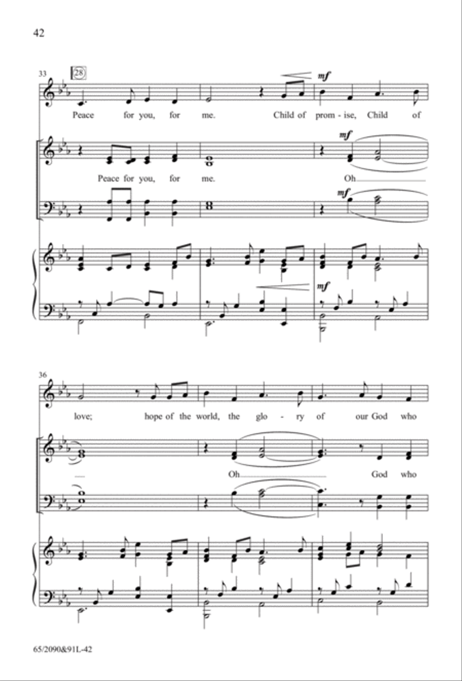 The Glory of Christmas - SATB with Performance CD 4-Part scores gallery preview page 23
