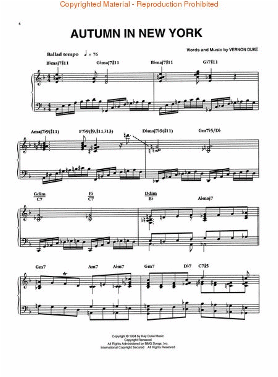 Bud Powell Classics Bud Powell Classics Piano Solo scores gallery preview page 2