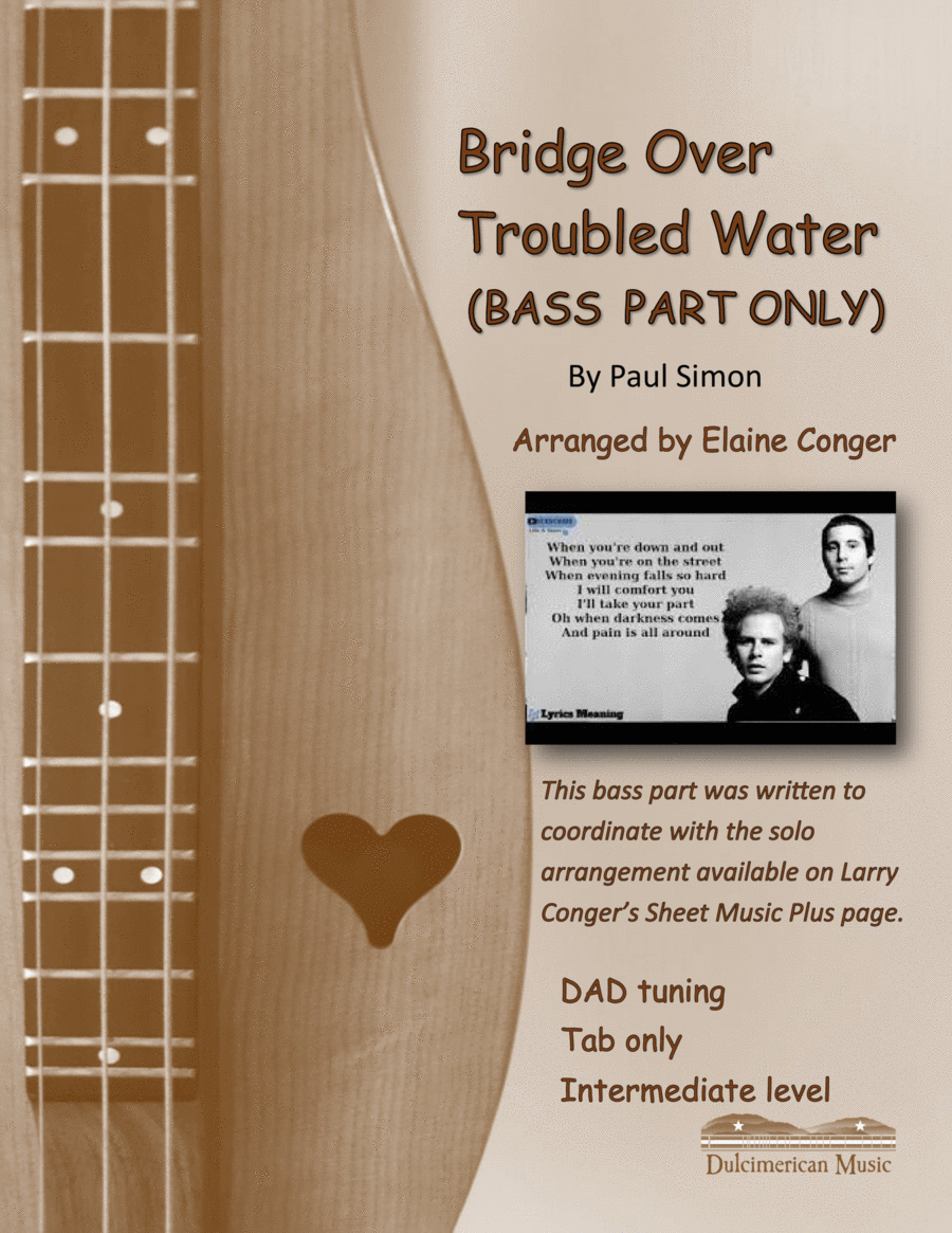 Bridge Over Troubled Water Dulcimer scores gallery preview page 1