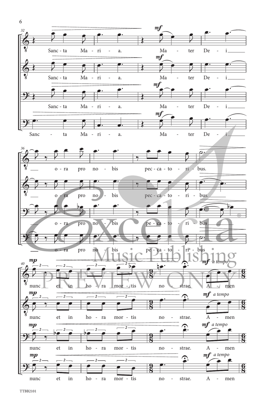 Ave Maria (TTBB) Ave Maria (TTBB) TTBB scores gallery preview page 7