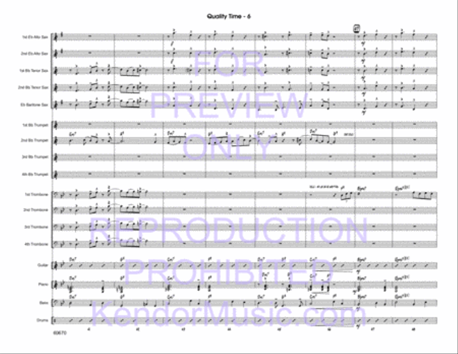 Quality Time Jazz Ensemble scores gallery preview page 7