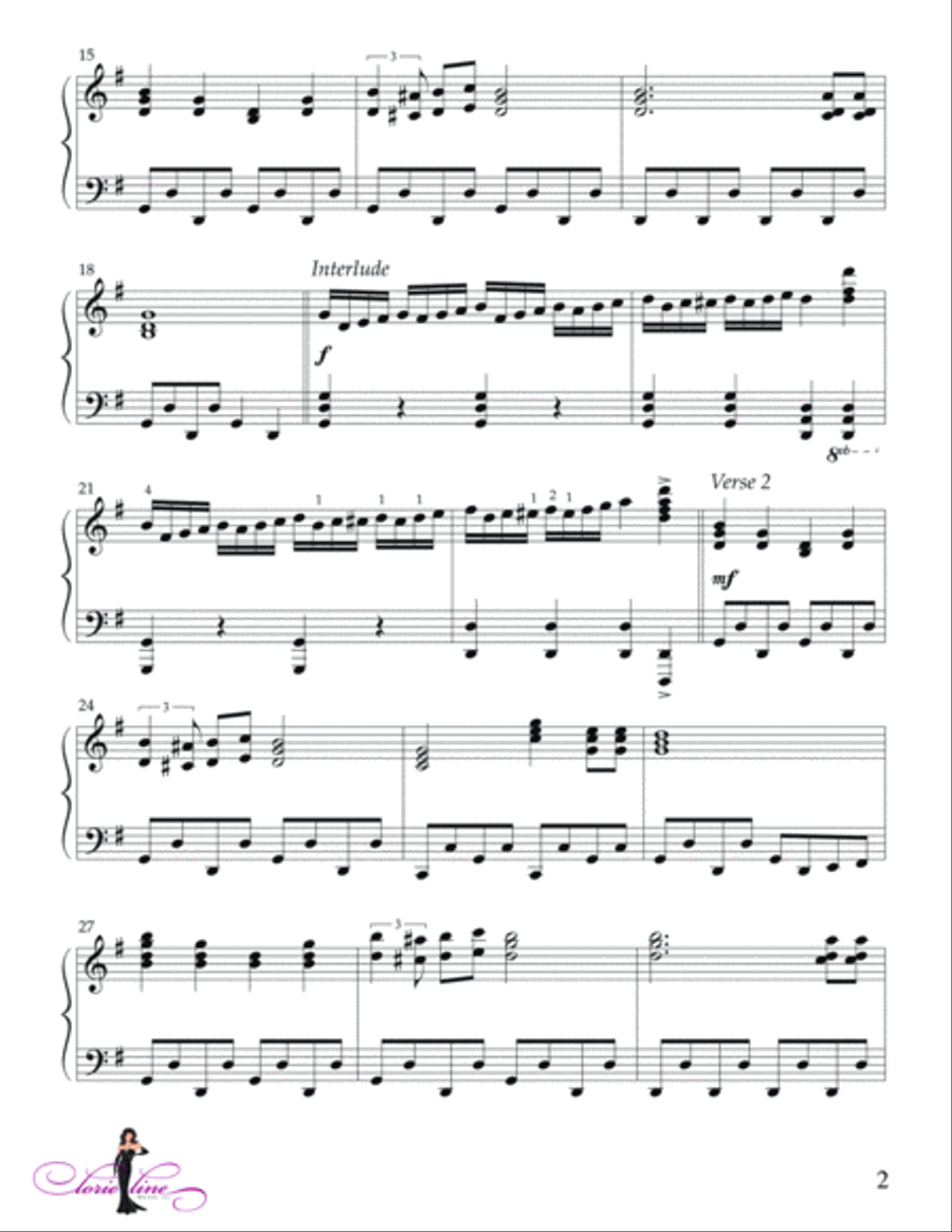 I'll Fly Away Piano Solo scores gallery preview page 3