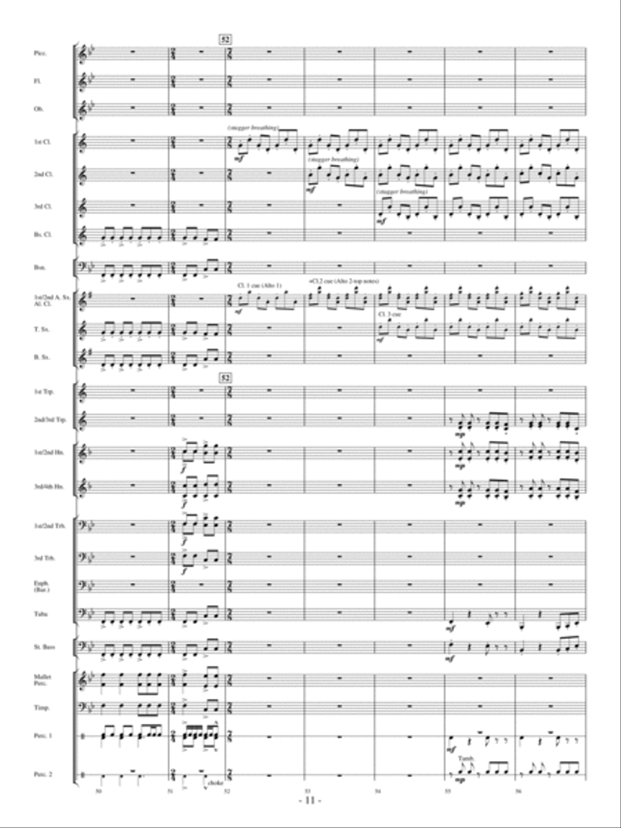 Moonscape Moonscape Concert Band scores gallery preview page 10