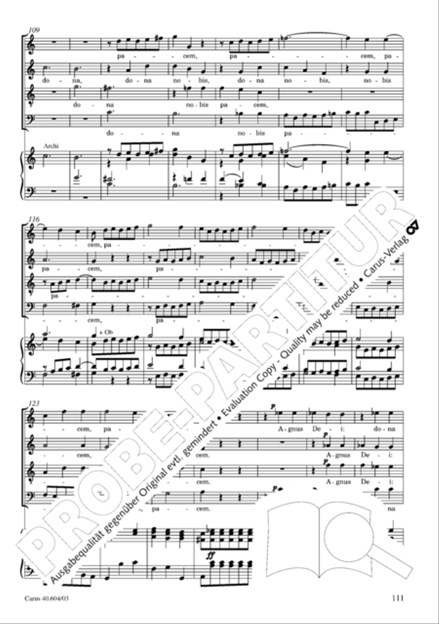 Grosse Mariazeller Messe in C 4-Part scores gallery preview page 120