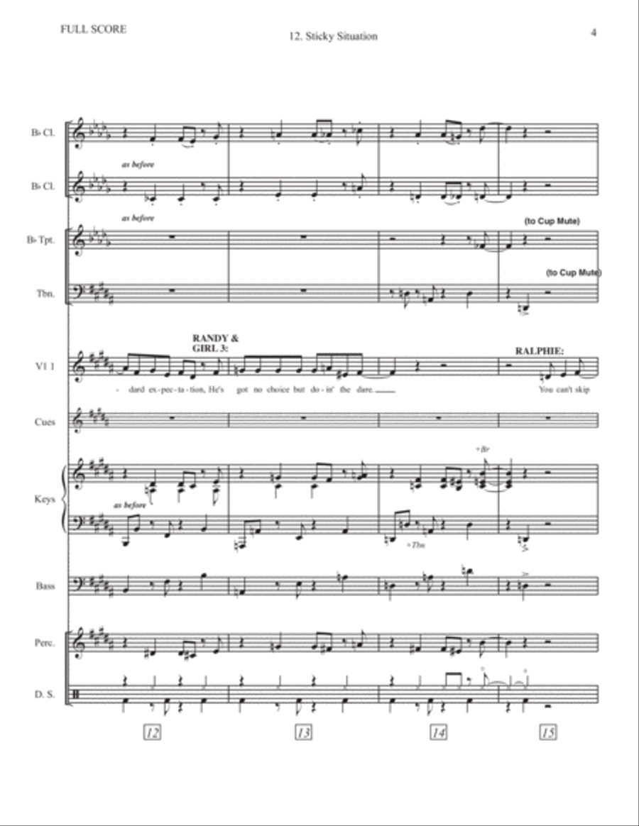 Sticky Situation Large Ensemble scores gallery preview page 6
