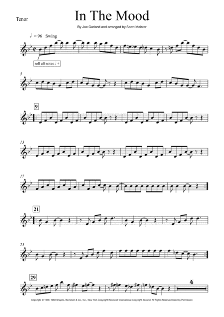 In The Mood In The Mood Percussion Ensemble scores gallery preview page 5