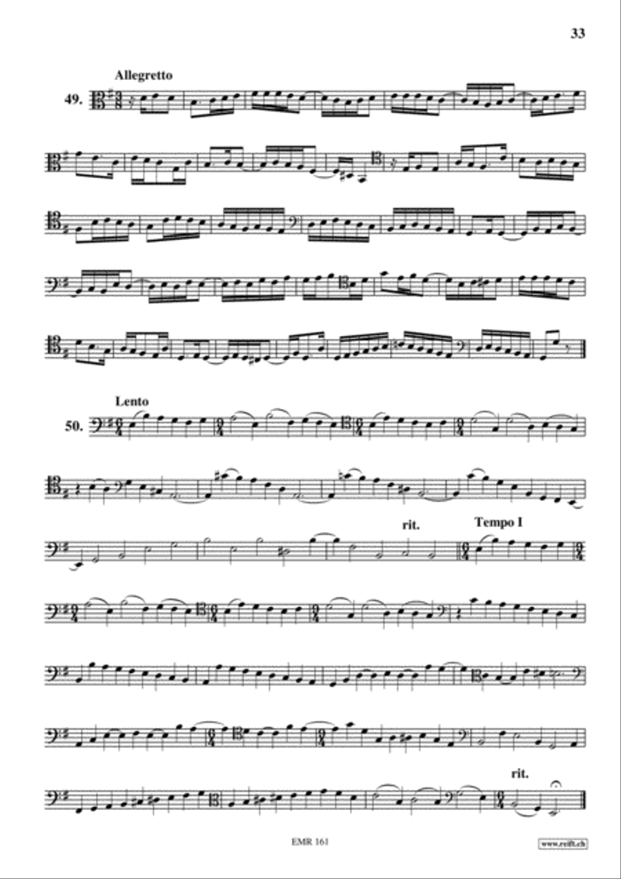 Studies in all Clefs Trombone Solo scores gallery preview page 18