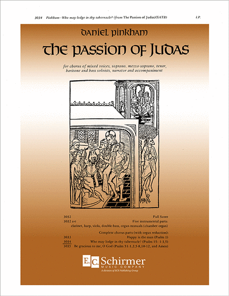 The Passion of Judas: Who May Lodge in thy Tabernacle?