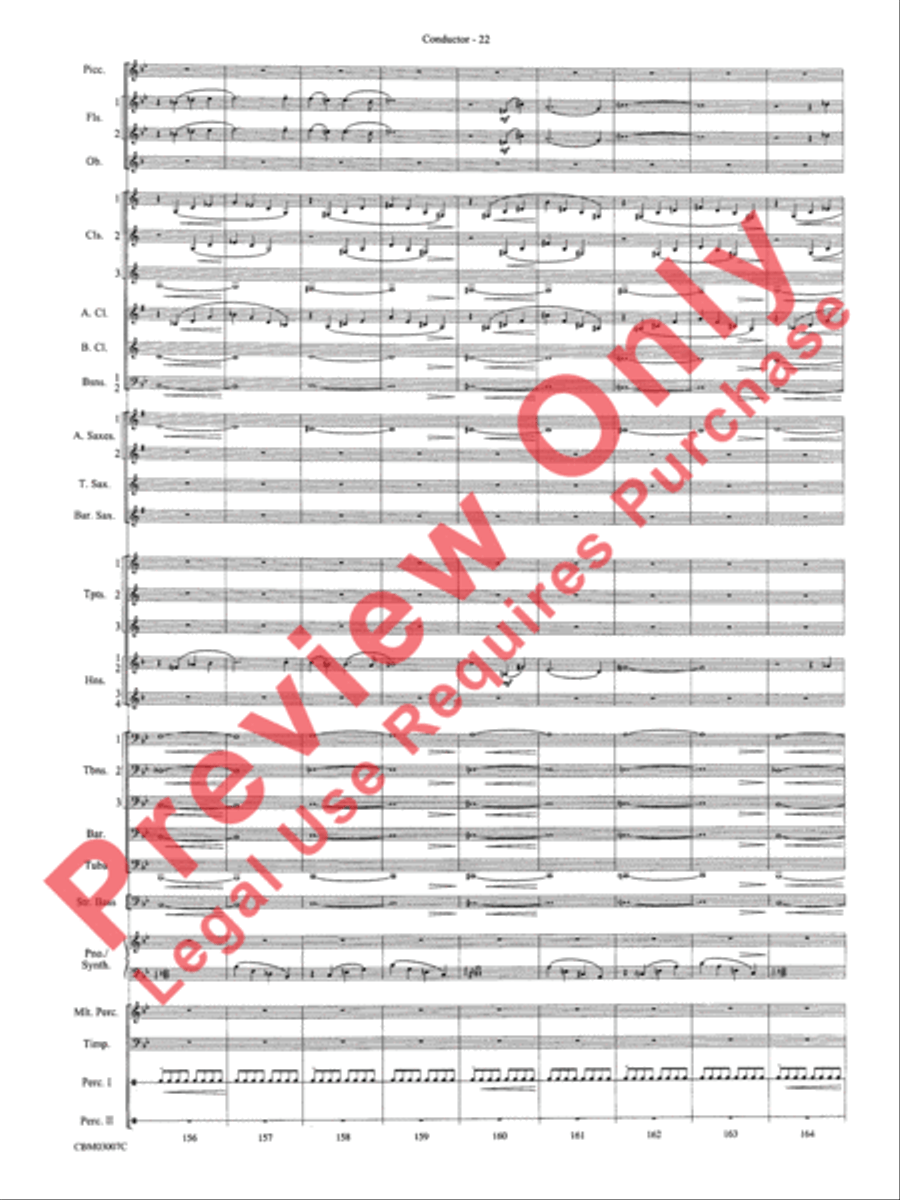 The Lord of the Rings: The Two Towers, Symphonic Suite from Concert Band scores gallery preview page 25