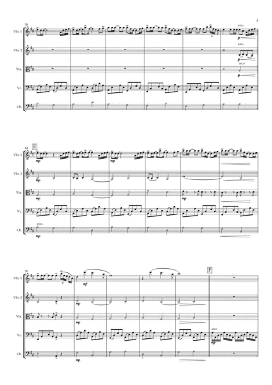 Summer String Quintet scores gallery preview page 3