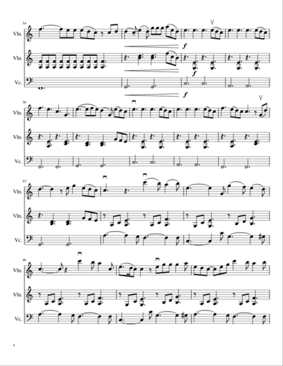 Perfect String Trio scores gallery preview page 4