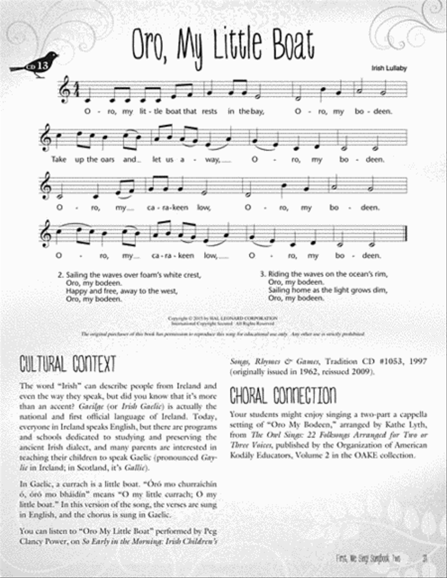 First We Sing! Songbook Two Choir scores gallery preview page 7
