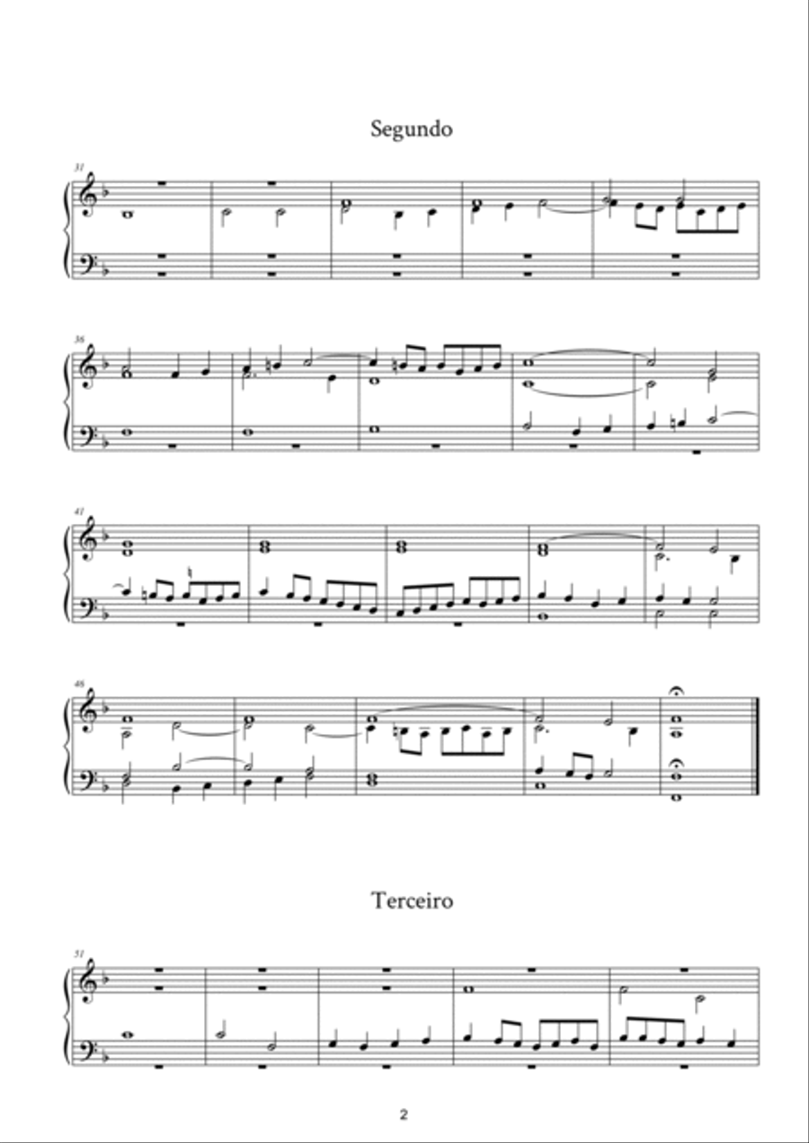 Kyrios do Sexto Tom por F-Fá-Ut Organ Solo scores gallery preview page 2