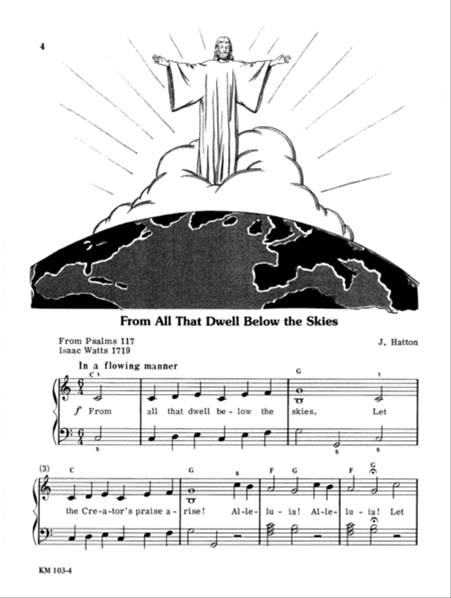 Young Pianist Hymns Level 3 Piano Method scores gallery preview page 6